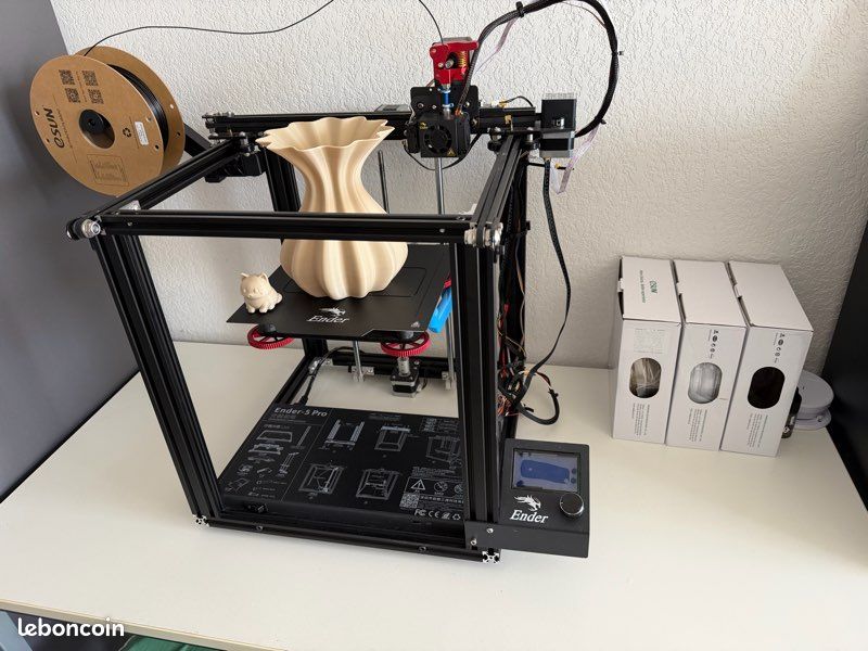 Imprimante 3D Creality Ender 5 Pro Avec Accessoires Et Bobines De Filament