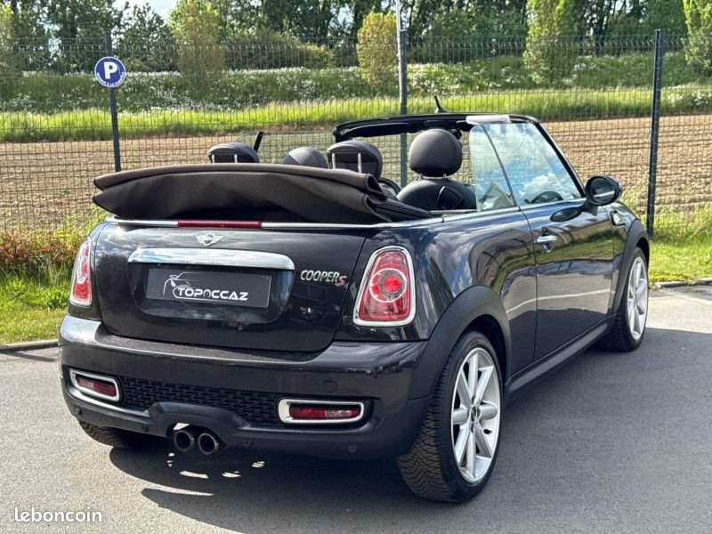 Mini MINI COOPER S CABRIOLET 184CH MONTE CARLO * 2012 * CUIR * GPS * SIEGE CHAUFF (image 6)