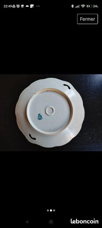 Assiette de présentation vintage (image 2)
