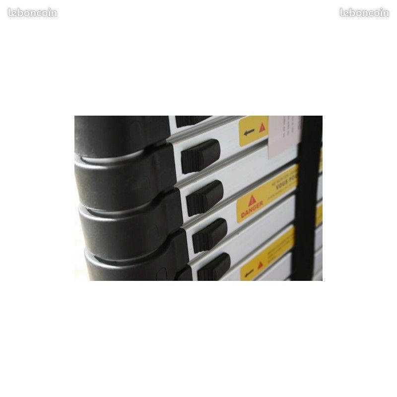 Échelle Télescopique Escabeau Telescopique en Aluminium Portable Pliante 5m ou 3,8m (image 2)