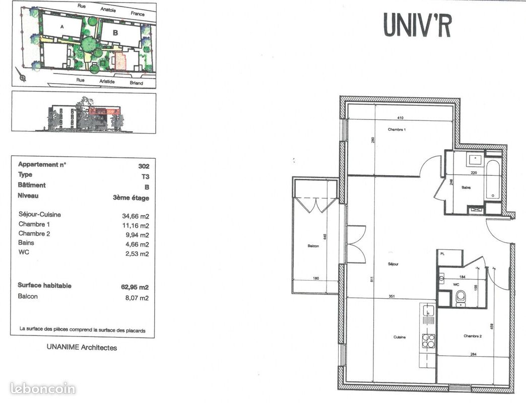 Appartement a louer saint-priest - 3 pièce(s) - 62 m2 - Surfyn