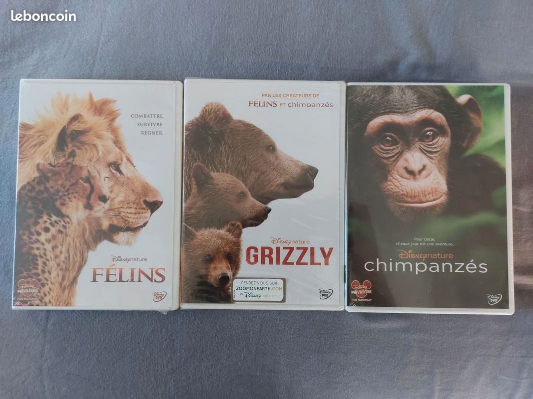 Lot de 3 Dvd Disney Nature (image 1)