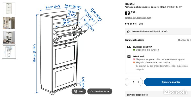 Armoire A Chaussure Ikea Belgique - almoire