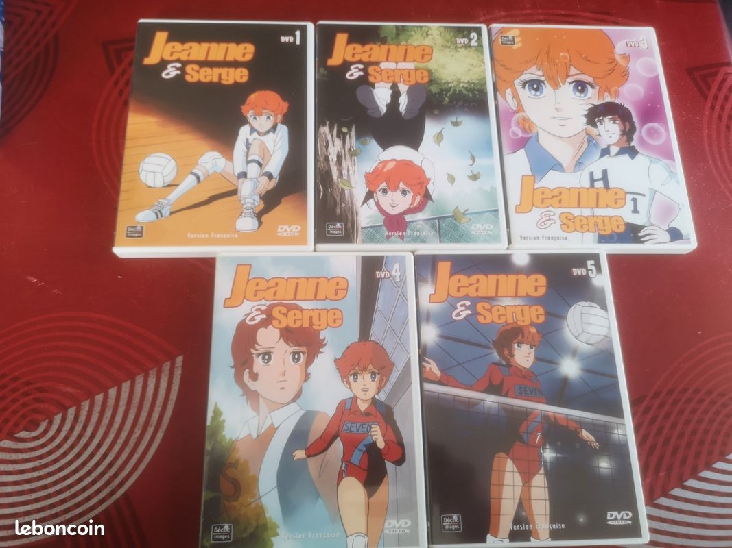 Jeanne et Serge – Intégrale 10 DVD – Anime culte années 80 – VF (image 4)