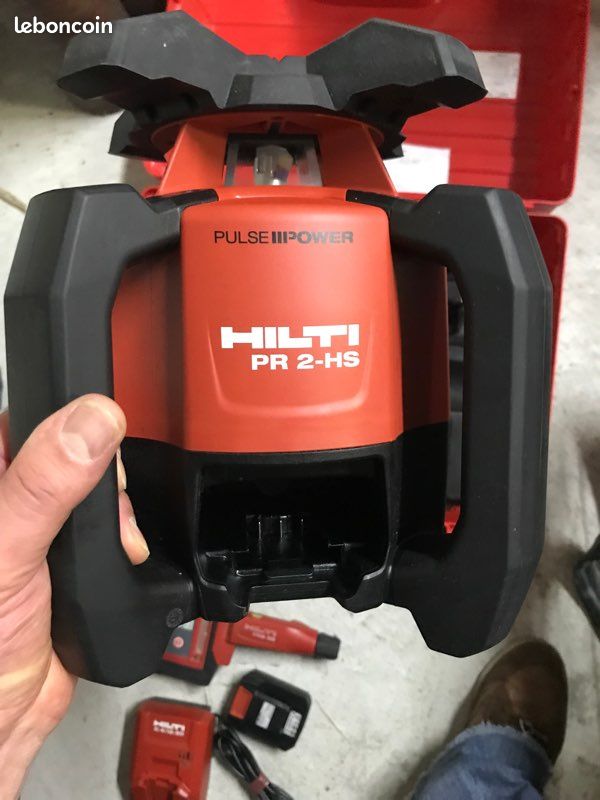 Niveau Laser Rotatif de Chantier Huepar RL300HVG