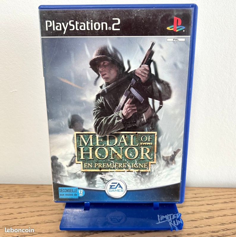 Medal Of Honor : 1ère Ligne - Jeu PlayStation 2 PS2 Version FR - État Correct, Jeu D'aventure Guerre