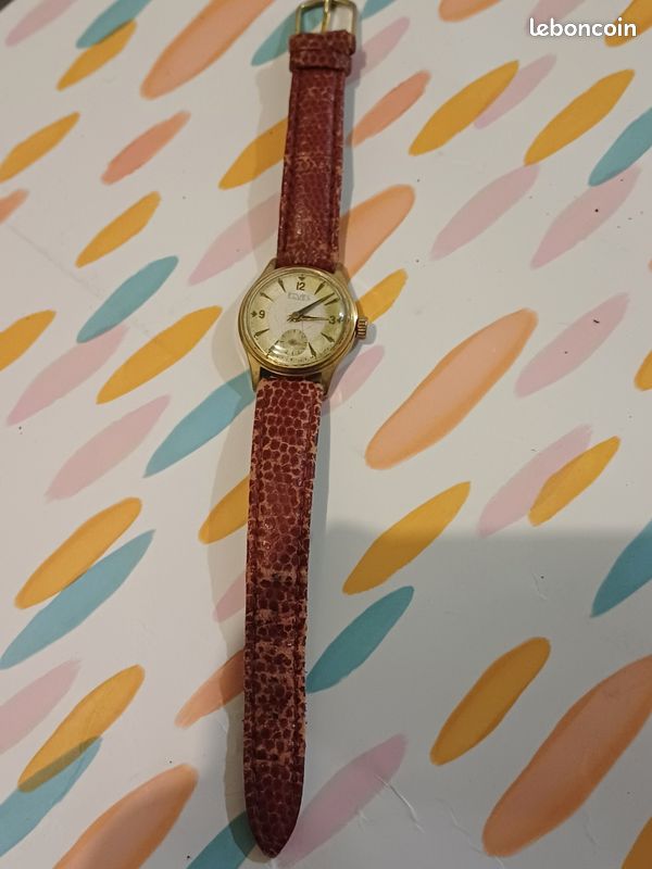 Montre Bracelet Femme Vintage ELVES – Mécanique Manuelle, 15 Rubis, Style Ancien