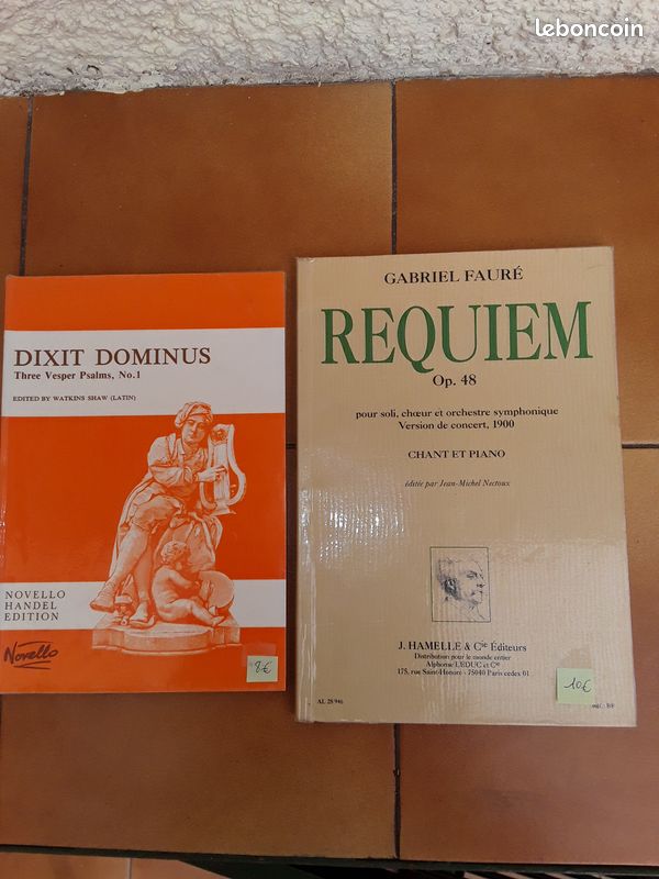 Partitions pour chorale (et orchestre pour certaine) (image 3)