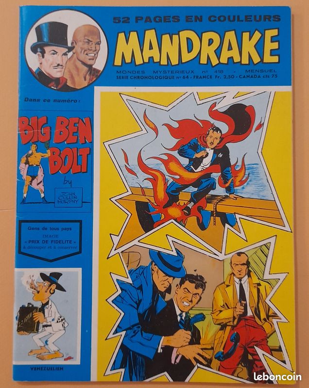 Mandrake N° 418.- 1974 (image 1)