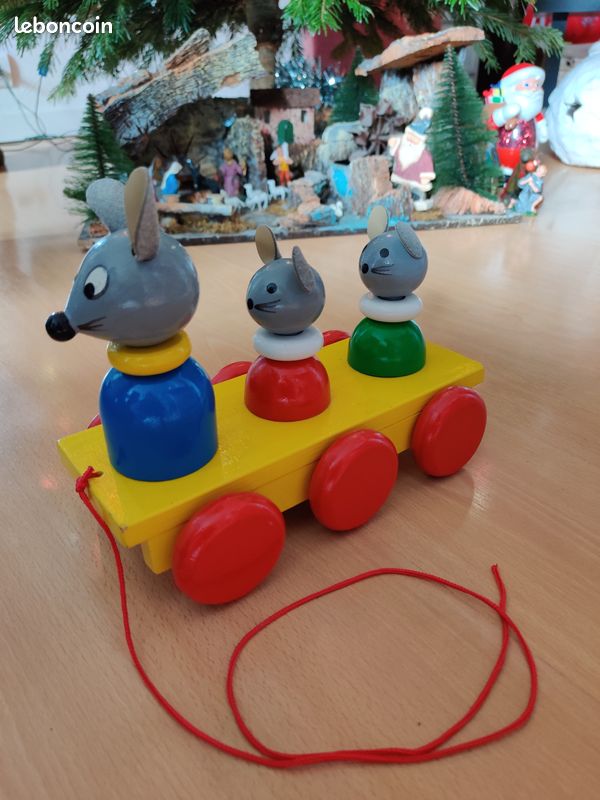 Jouet en bois pour les petits /souris Janod/ KALH (image 2)