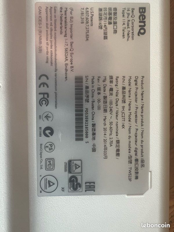 Projecteur BenQ TW523P (image 2)