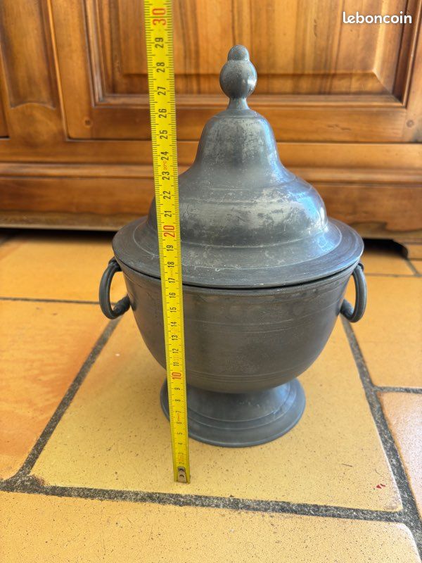 Lot antiquités en étain (image 8)