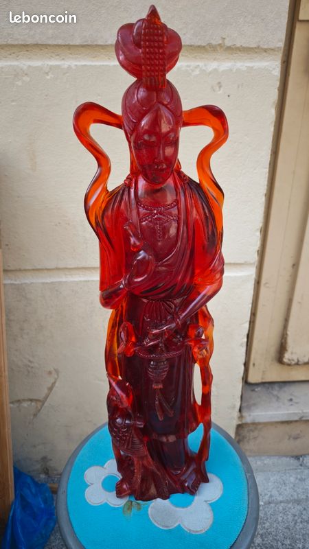 2 statue homme et femme chinois (image 2)