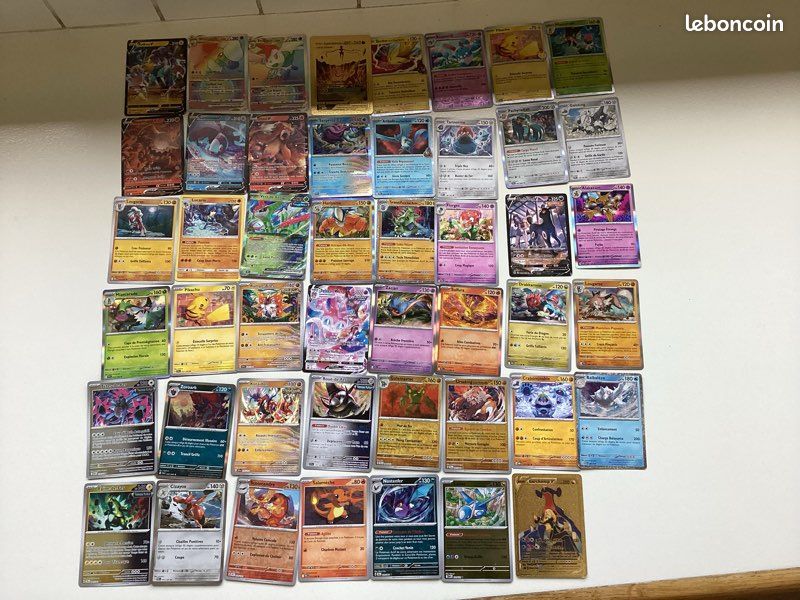 Lot de 47 cartes Pokémon (image 1)