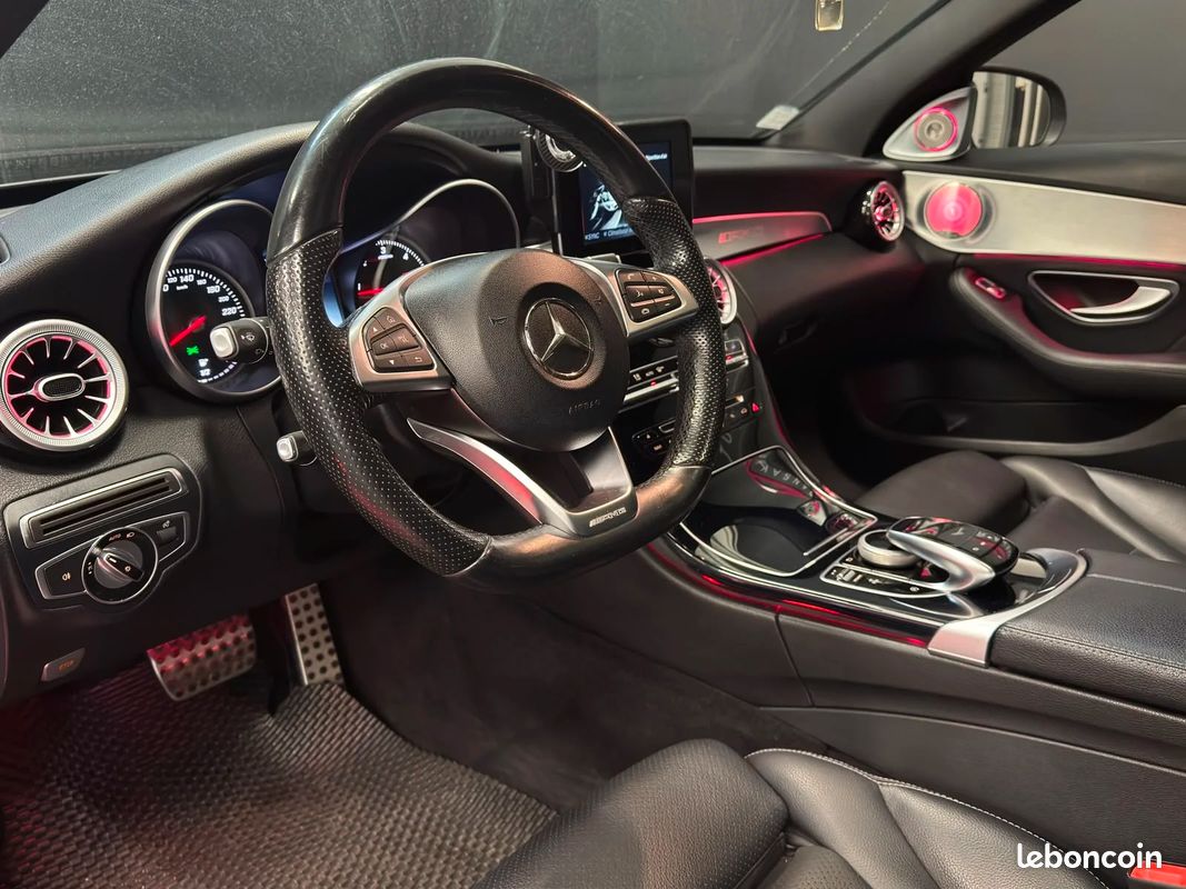 Mercedes CLASSE C220d Fascination Pack AMG - ORIGINE FRANCE - SUIVI COMPLET - RÉVISION À JOUR (image 19)
