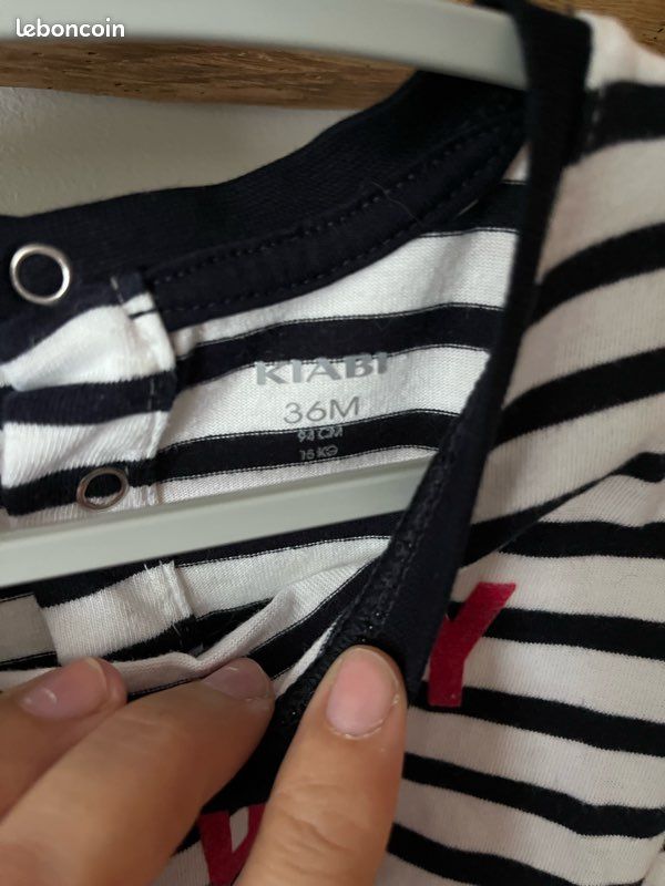 Robe marinière Kiabi 3 ans (image 3)