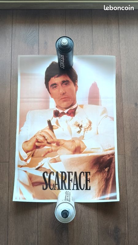 SCARFACE 1983 BRIAN De Palma Al Pacino Affiche Originale Us EUR 250,00