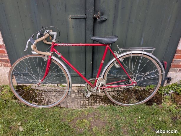 P Vintage Cadre Frame Course Road 55 X 55 Vélo Rouge Somec Sport