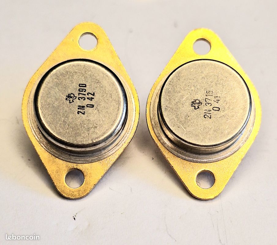 2 transistors complémentaires 2N3715-2N3790 (image 1)