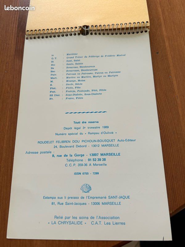 Calendrier provençal et du pays d’Oc (image 4)