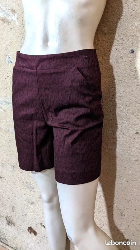 Bermuda Short Femme Cop.Copine - Taille 36 - Gris - Très Bon état