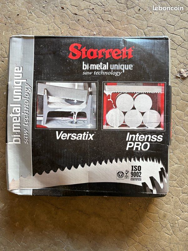 2 lames de scie à ruban Starrett Versatix 2900 × 27 × 0,9 mm – Neuves (image 1)