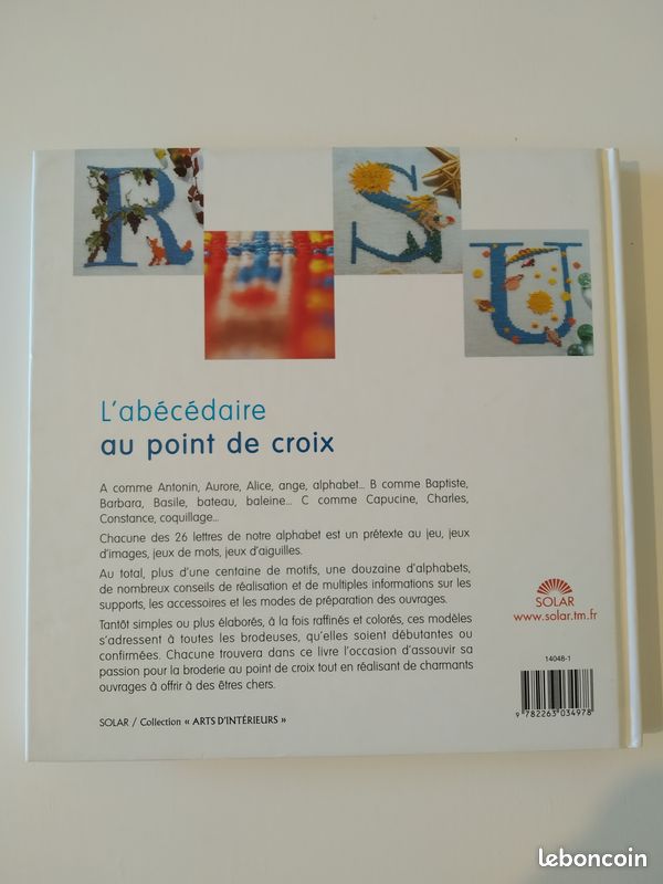 Livre "L'abécédaire au point de croix" de Catherine Allègre-Papadacci (image 2)