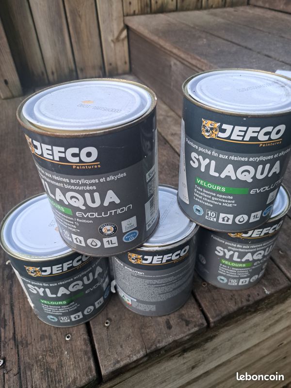 Peinture 9 pots 1l jefco sylaqua (image 1)