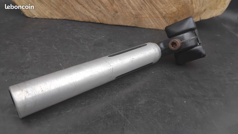 Tige De Selle Rubis 26,6mm Acier - Ancienne Pour Vélo Course Peugeot/Mercier (Italie)
