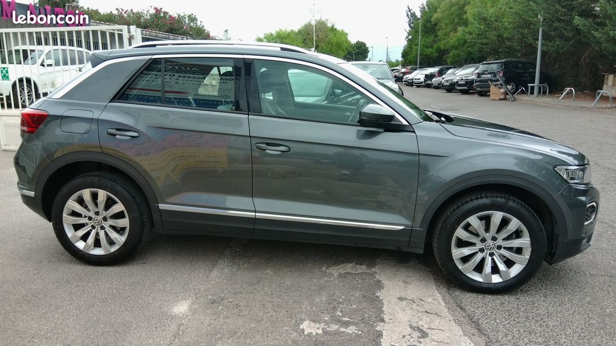 Vw t-roc t roc 1.5 tsi 150 carat 06/20 90mkm comme 1° main/fr clim/regul adaptatif/lane + front assyst/tel/carplay/ja17/camera+radars+park assyst/attelage/ factures d entretien a l appui (image 5)