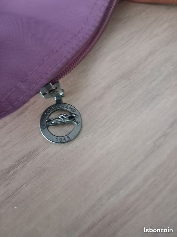 Sac Longchamp "Le Pliable" porté main, grand modèle, couleur Lilas (image 11)