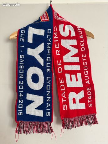 Écharpe Collector Stade De Reims – Ancien Logo 1992 – Vintage Champagne