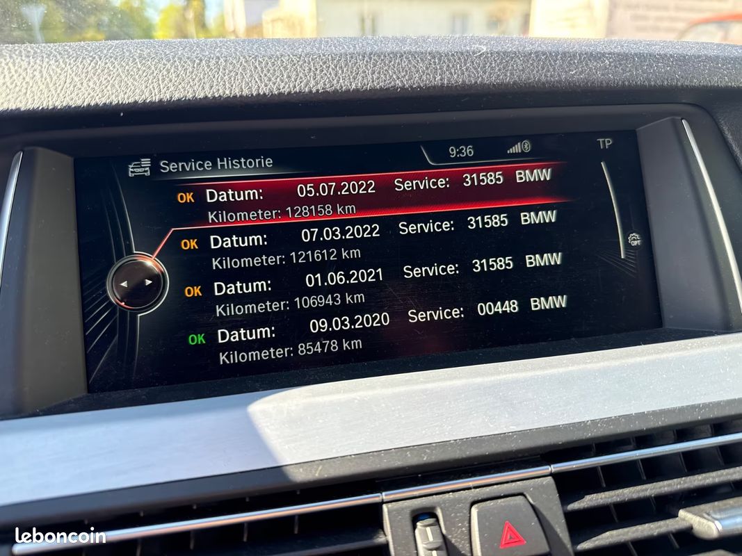 BMW 535i F10 3.0 306CH - 2ème Main - Historique D'Entretien Complet BMW - Boite Méca - Pack M - Pack Confort - Harman/Kardon - (image 10)
