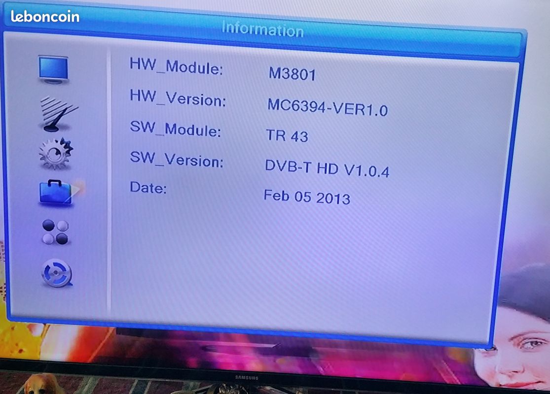 Décodeur TNT Triax Tr 60 Récepteur Tnt Dvb-T2 (Hevc/Mpeg