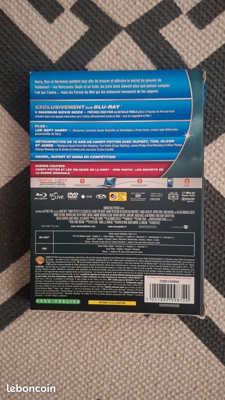 Harry Potter et les Reliques de la Mort - Partie 1 - Blu-ray Ultimate Edition (image 2)