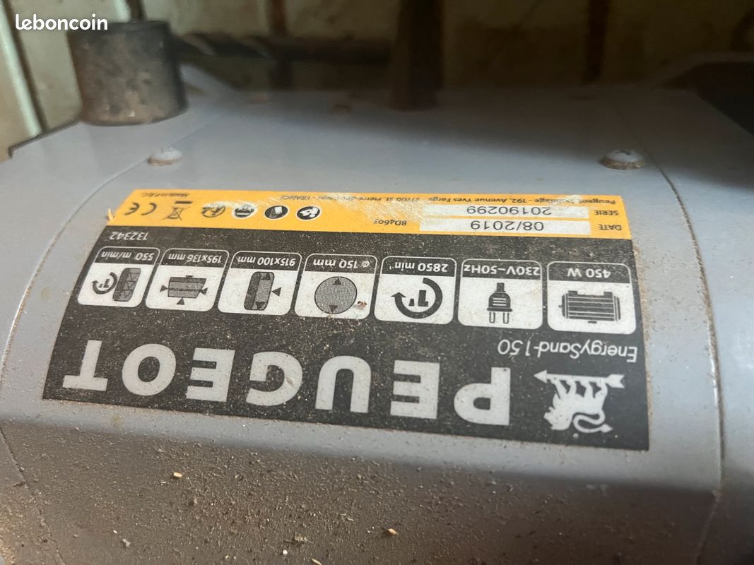 Vends combine ponceur Peugeot energysand 150 en état d’utilisation (image 2)