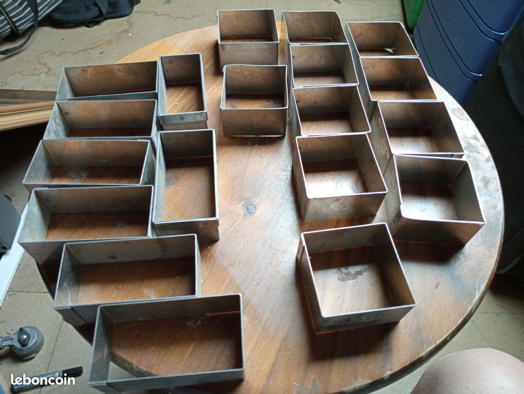 R) Moules ind en inox carrés et rectangles (image 2)