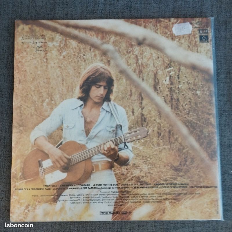 Vinyle 33 Tours - Yves Duteil (image 2)