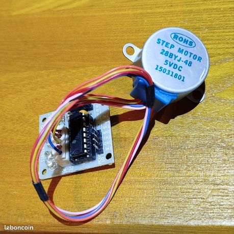 Moteur Pas à Pas 28BYJ-48 12V 5 Fils – Petit Moteur De Précision Avec Réducteur 1/64 Pour Arduino & Bricolage