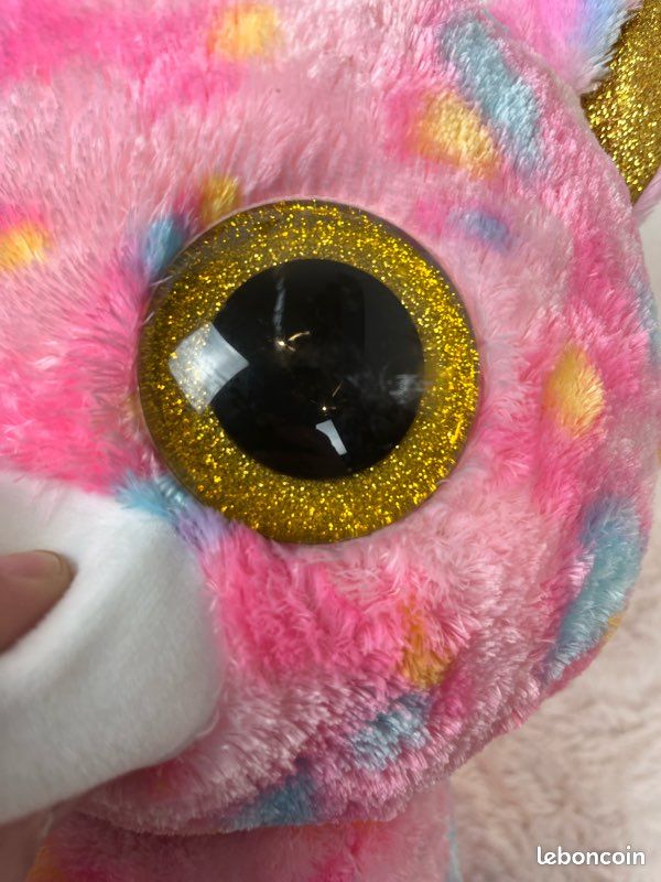 Pink Peluche Ty Paillette Ty Beanie Peluche Ty Licorne 41 Cm Ty