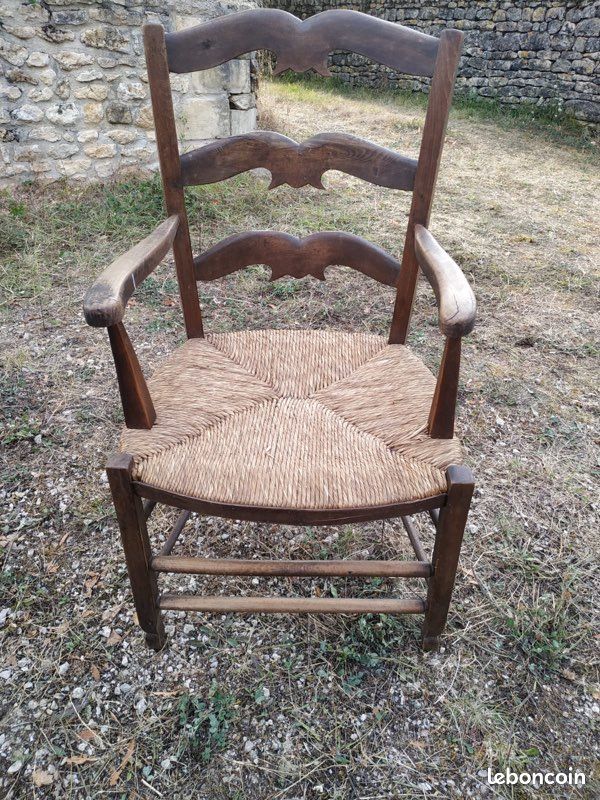 Fauteuil campagnard girondin 18ème (image 1)