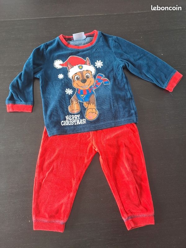 Pyjama Velours Pyjama 24 Mois Pyjama Bébé En Velours Ouverture