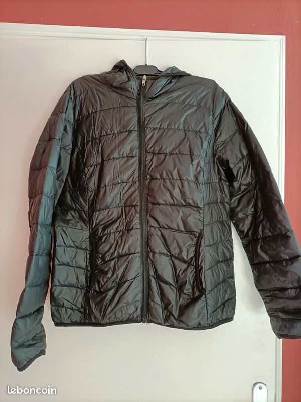 Blouson imperméable noir (image 1)