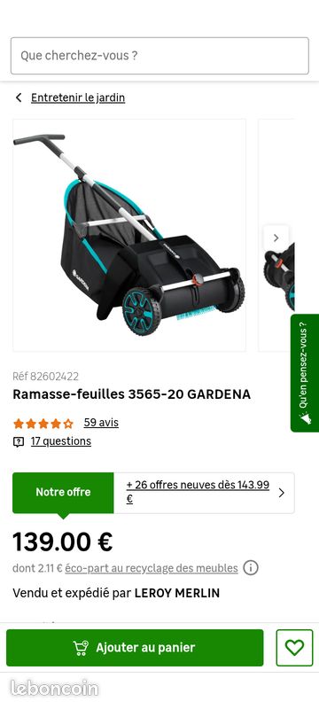 Ramasse feuilles Gardena (image 1)