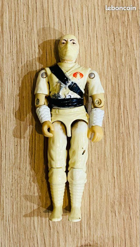 1984 GI JOE STORM SHADOW v1 Hasbro ARAH Vintage with Zap Head. Take A