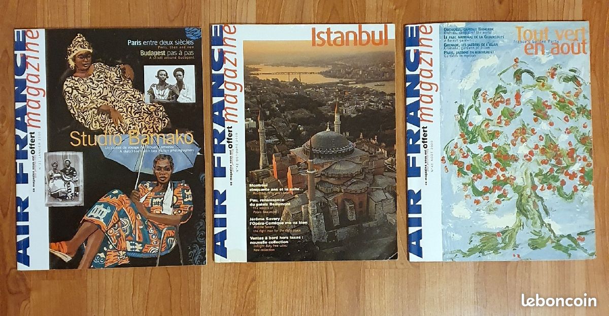 Air France Magazine- n° 33 , 34, 40 & 42- année 2000 (image 1)