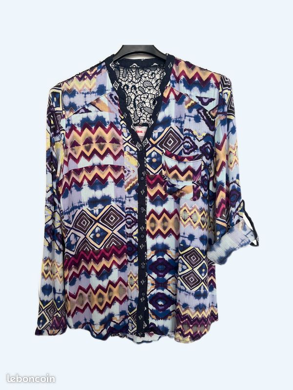 DESIGUAL PULL JERS PICO SOTTLO femme taille L EUR 43,45 - FR
