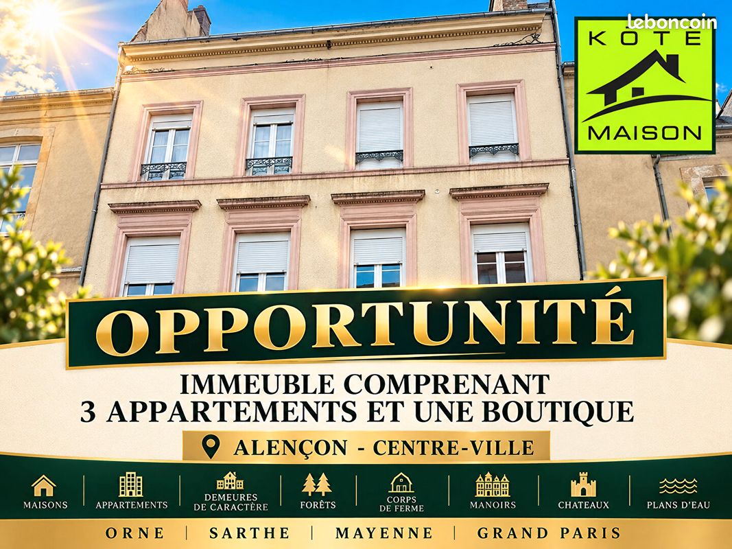 Immeuble 8 pièces 163 m² · à Alençon · 163 m² · 208 000 €
