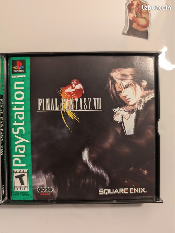 FINAL FANTASY VIII SONY PLAYSTATION 1 (PS1 PLATINUM) PAL-FR (SANS