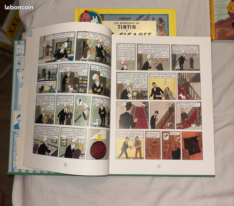 Lot de 3 BD Tintin – éditions Casterman (image 4)